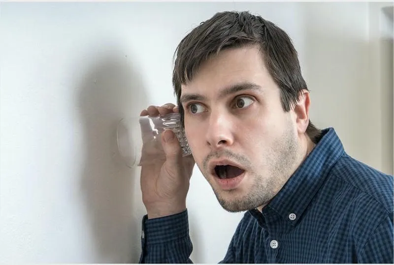 Nghe tiếng động lạ do mối gây ra trong tường gỗ Nghe tiếng động lạ do mối gây ra trong tường gỗ